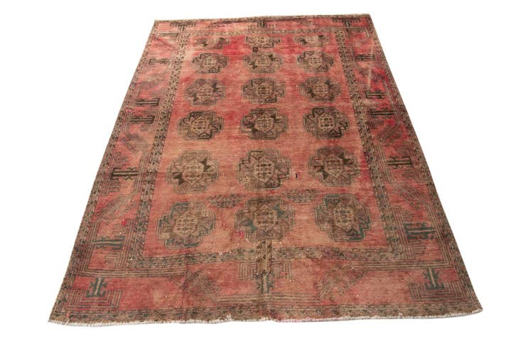 Detail image of 170cm x 230cm anudado a mano Ultra Vintage Alfombra Persa Lana