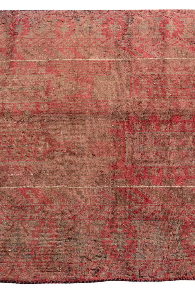 3' 8 x 6' 4 Hand Knotted Ultra Vintage Persian Wool Rug