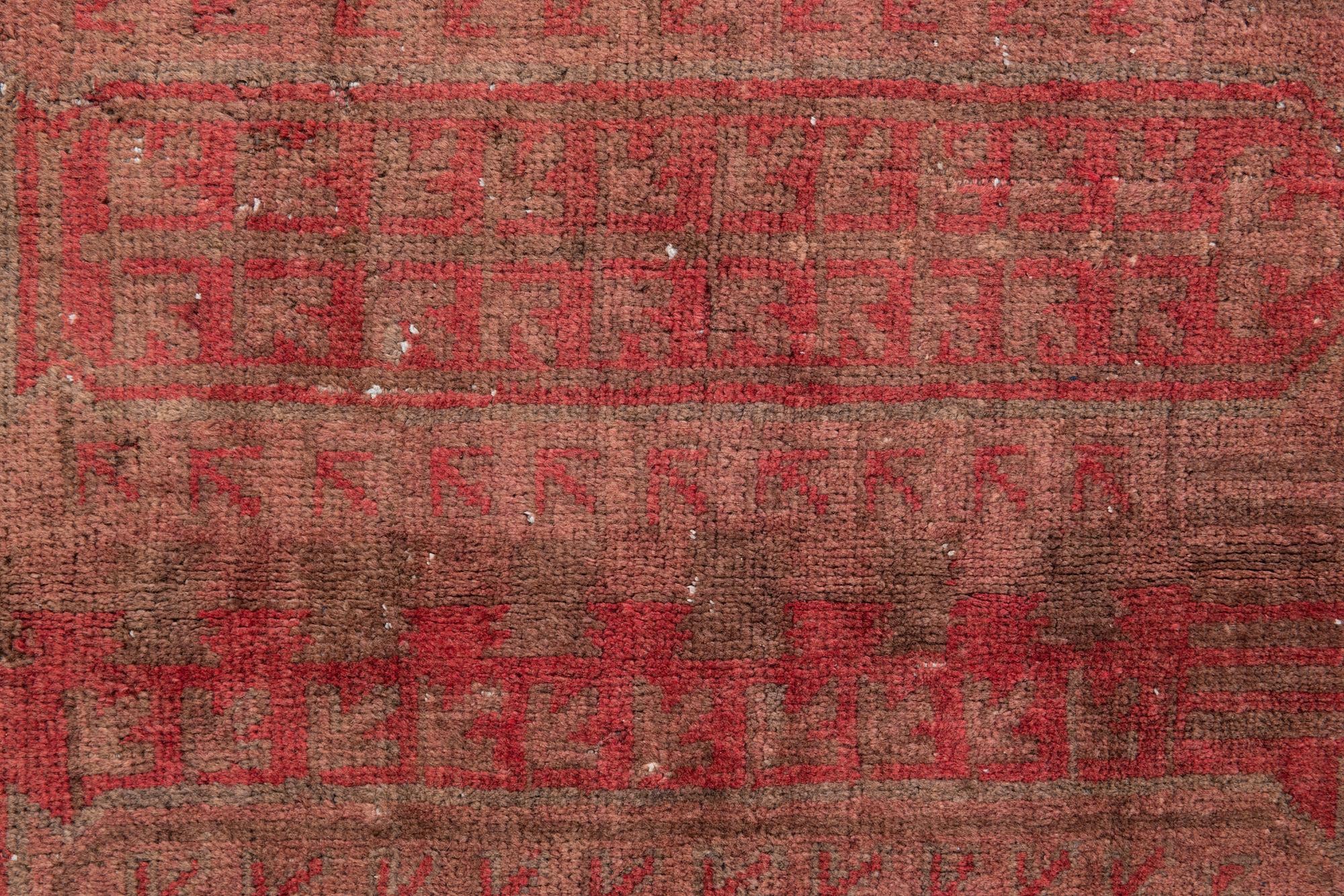 3' 8 x 6' 4 Hand Knotted Ultra Vintage Persian Wool Rug