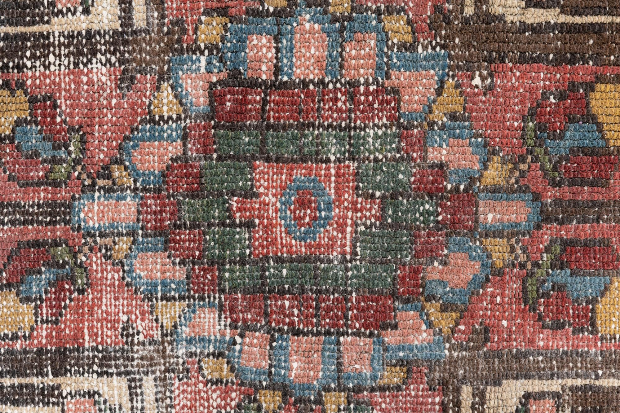 4' 4 x 6' 3 Hand Knotted Ultra Vintage Persian Wool Rug