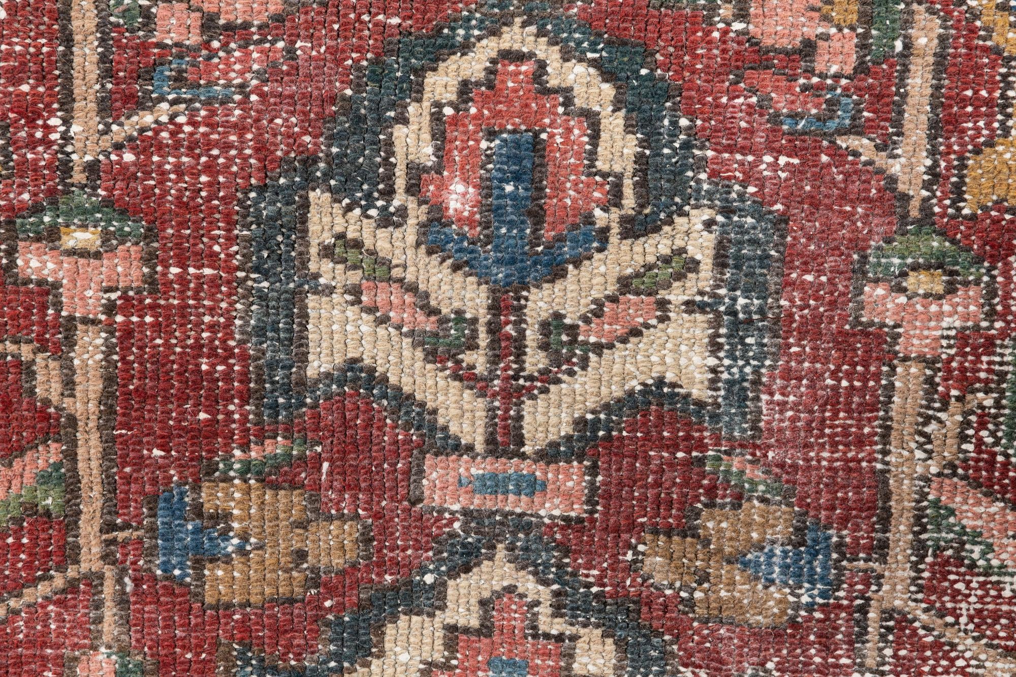 4' 4 x 6' 3 Hand Knotted Ultra Vintage Persian Wool Rug