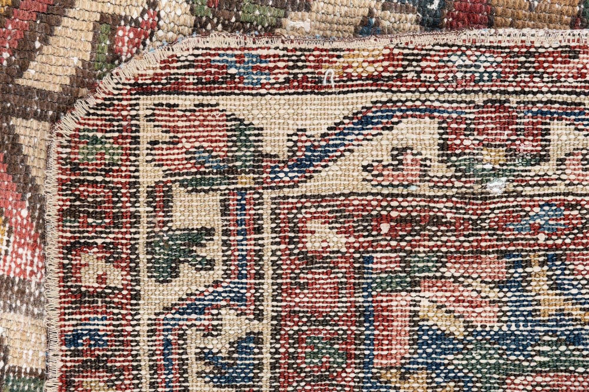 4' 4 x 6' 3 Hand Knotted Ultra Vintage Persian Wool Rug