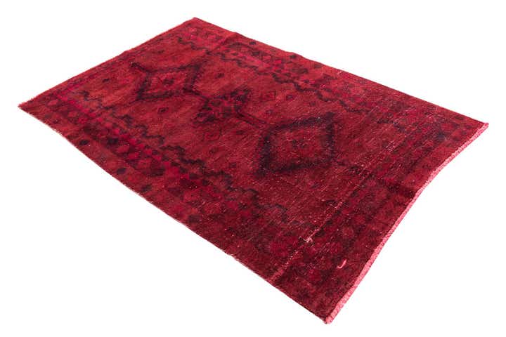 4' 2 x 6' 2 Hand Knotted Ultra Vintage Persian Wool Rug