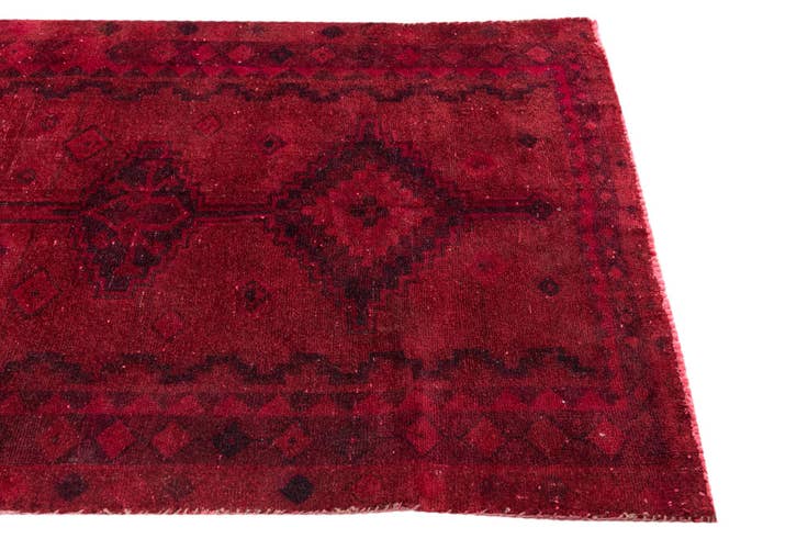 Detail image of 4' 2 x 6' 2 Hand Knotted Ultra Vintage Persian Wool Rug