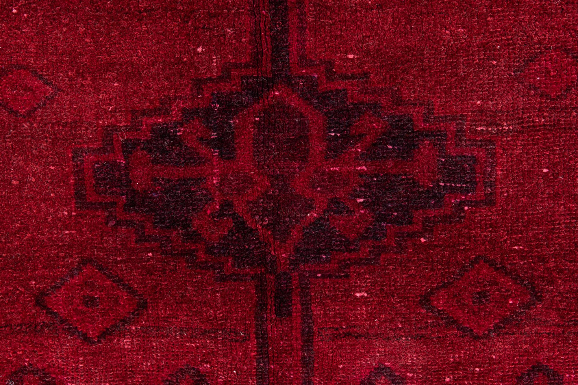 4' 2 x 6' 2 Hand Knotted Ultra Vintage Persian Wool Rug