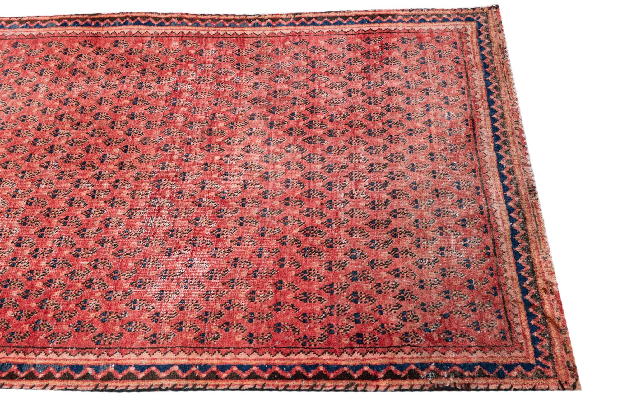 3' 4 x 6' Hand Knotted Ultra Vintage Persian Wool Rug