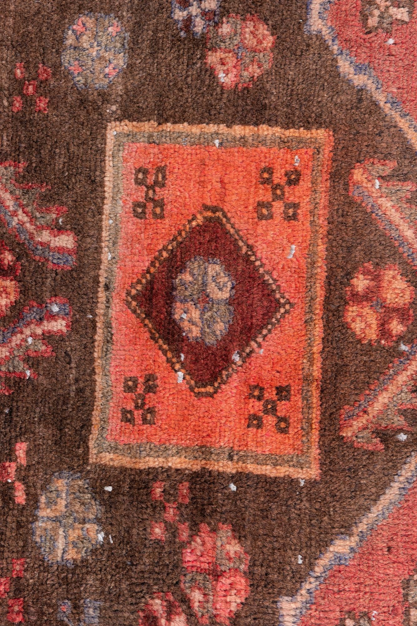 105cm x 125cm anudado a mano Ultra Vintage Alfombra Persa Lana