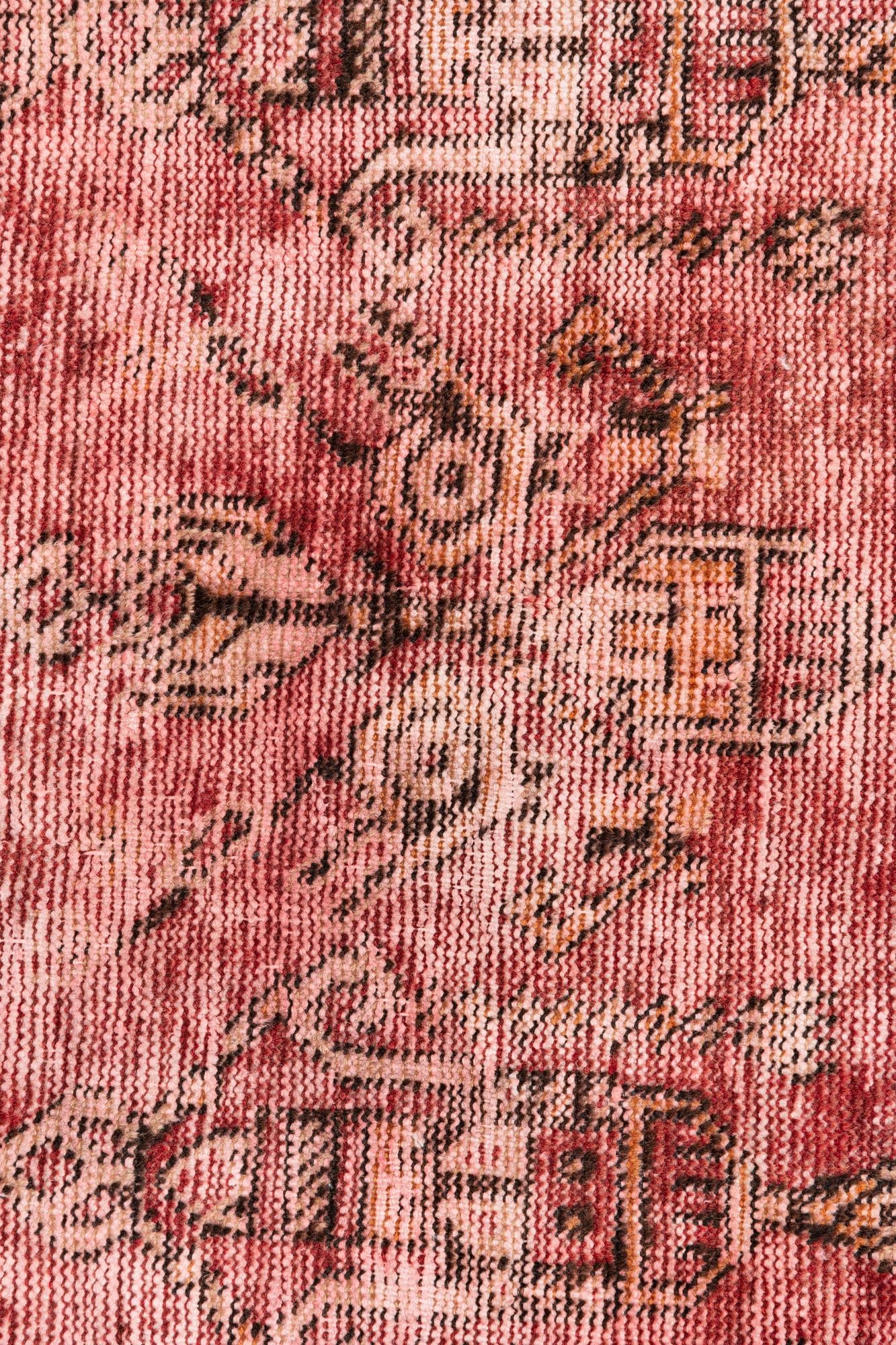 3' 10 x 6' 8 Hand Knotted Ultra Vintage Persian Wool Rug