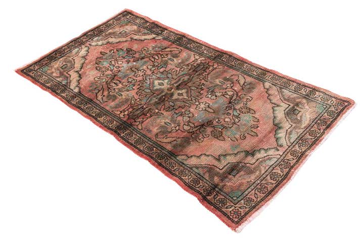 2' 5 x 4' 4 Hand Knotted Ultra Vintage Persian Wool Rug