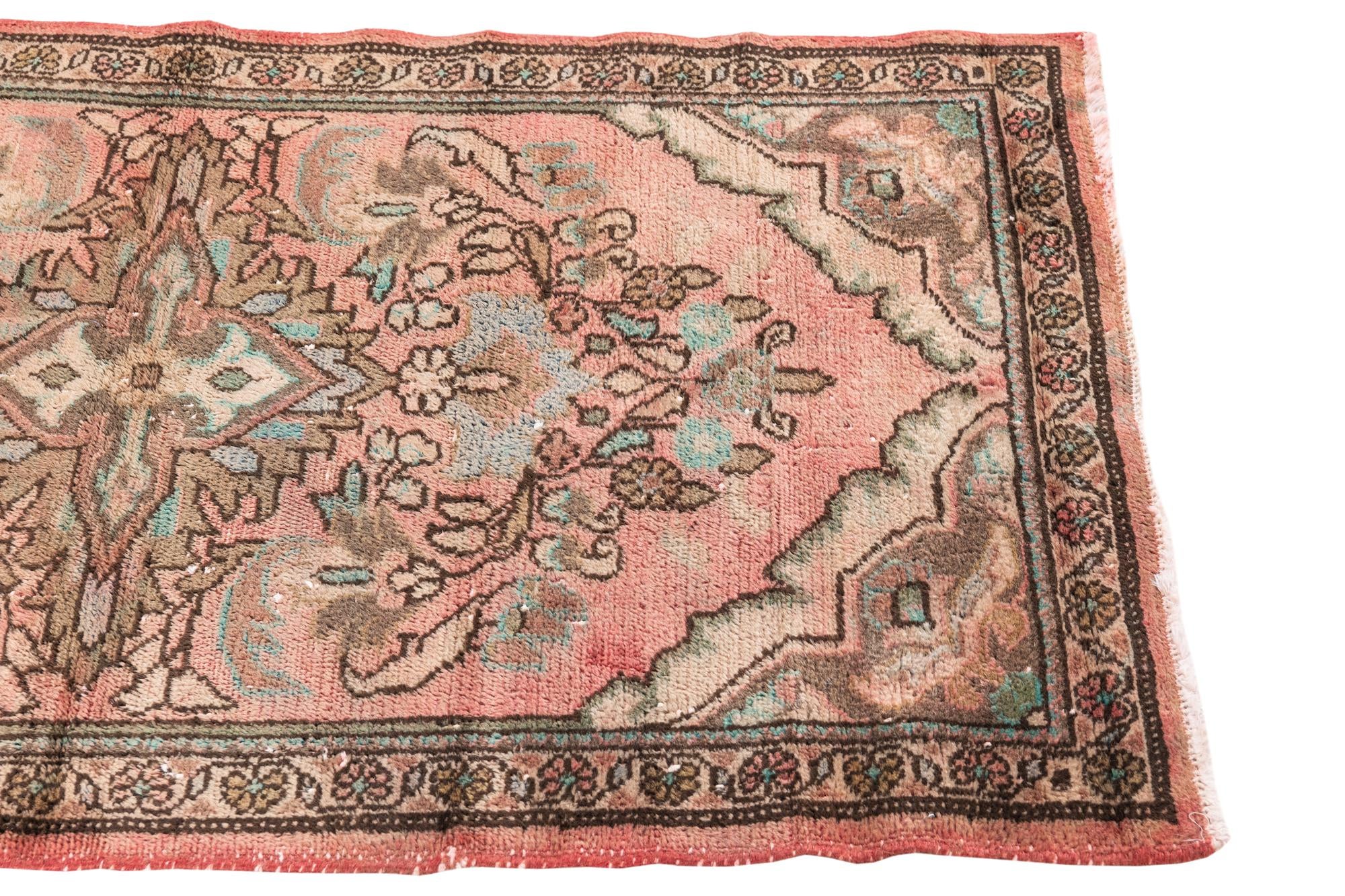 2' 5 x 4' 4 Hand Knotted Ultra Vintage Persian Wool Rug