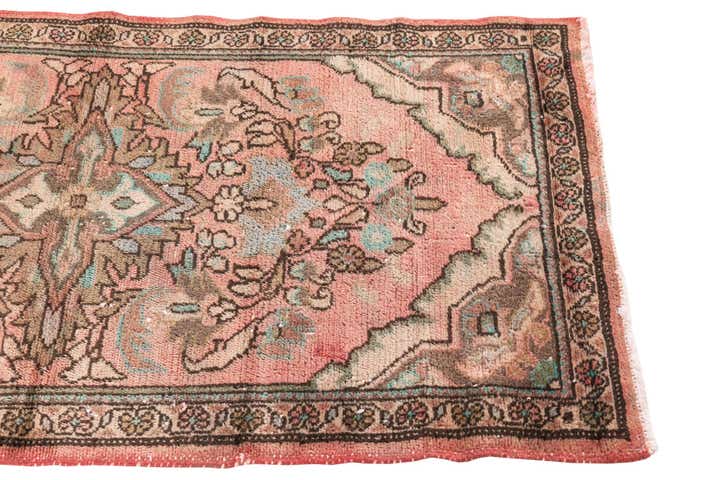 2' 5 x 4' 4 Hand Knotted Ultra Vintage Persian Wool Rug