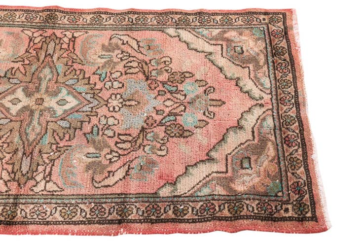 Detail image of 2' 5 x 4' 4 Hand Knotted Ultra Vintage Persian Wool Rug