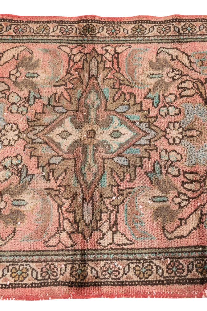2' 5 x 4' 4 Hand Knotted Ultra Vintage Persian Wool Rug