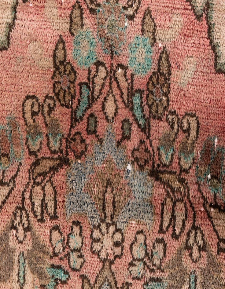 Detail image of 2' 5 x 4' 4  Hand Knotted Ultra Vintage Persian Wool Rug