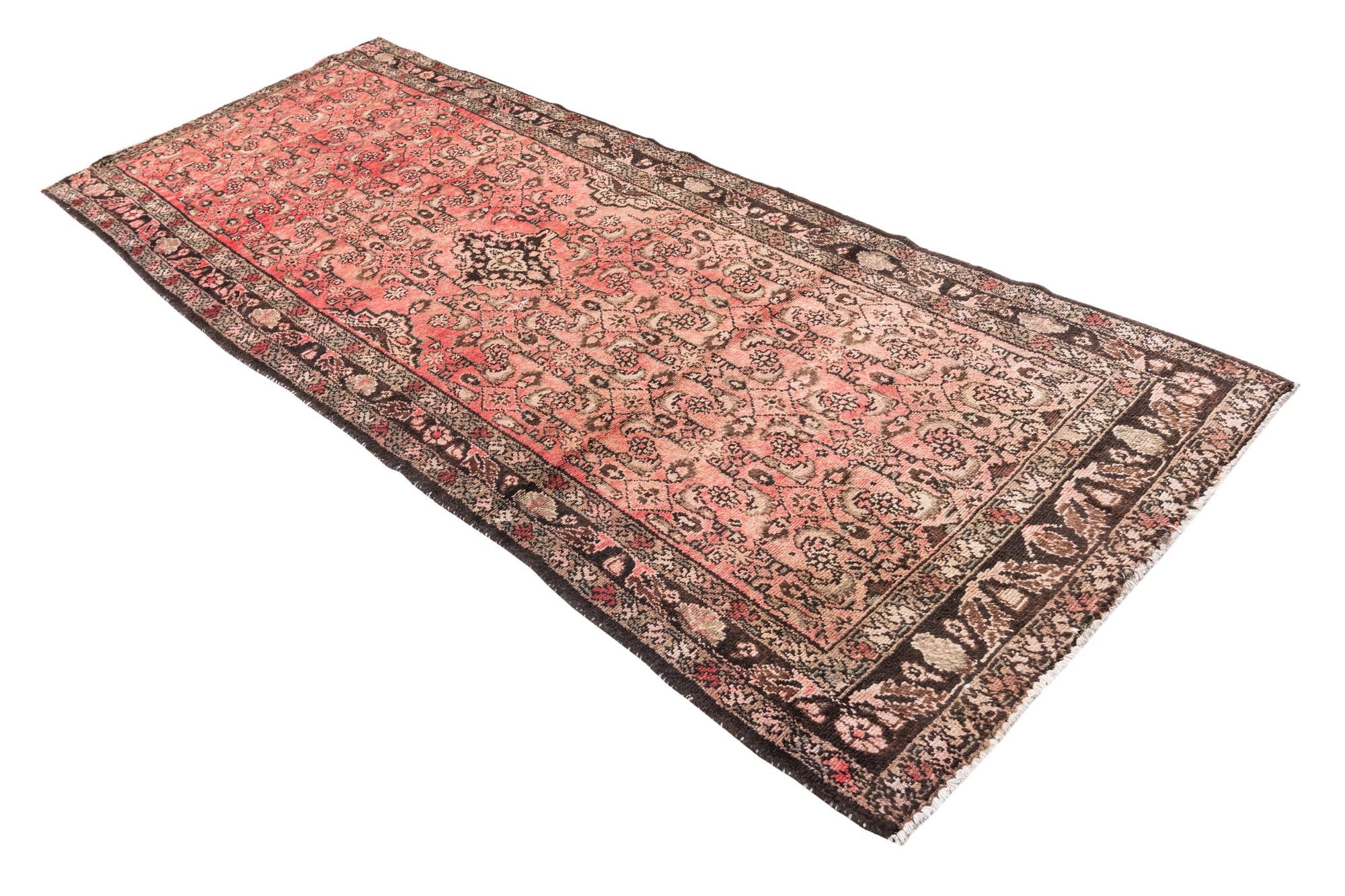 4' x 6' 3 Hand Knotted Ultra Vintage Persian Wool Rug