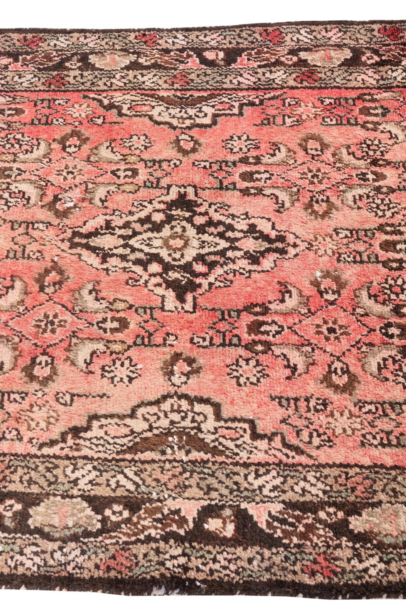 4' x 6' 3 Hand Knotted Ultra Vintage Persian Wool Rug