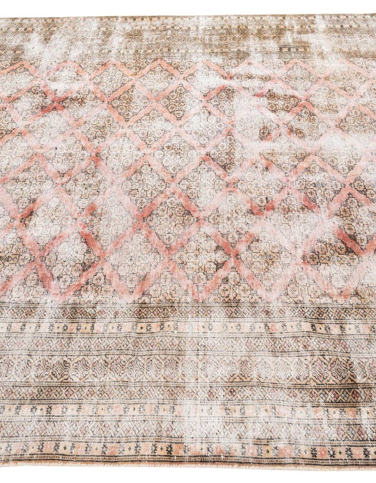 Detail image of 7' x 9' 9  Hand Knotted Ultra Vintage Persian Wool Rug