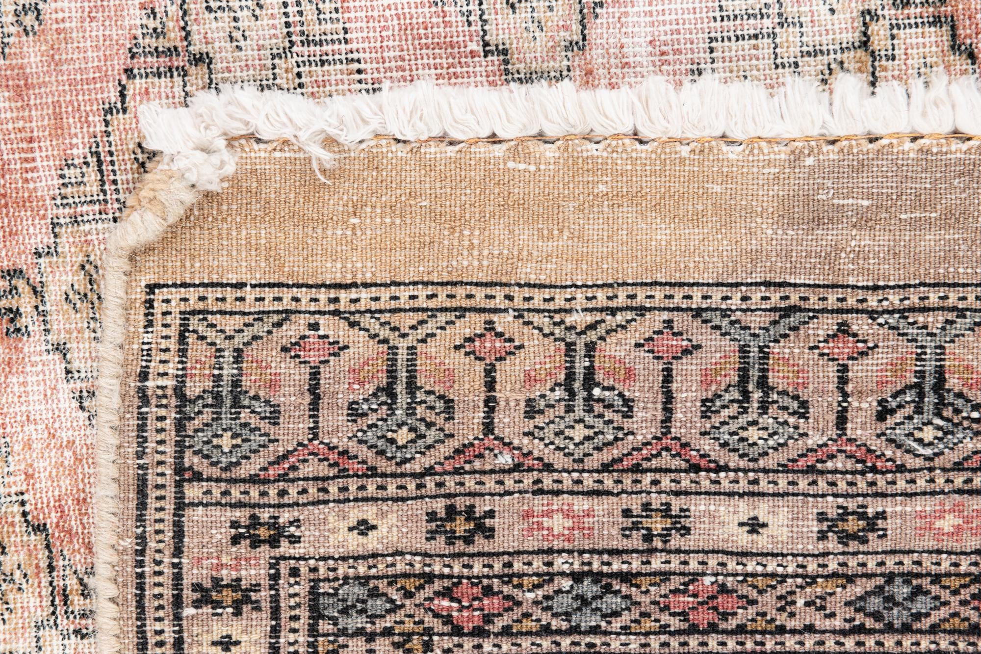 7' x 9' 9 Hand Knotted Ultra Vintage Persian Wool Rug