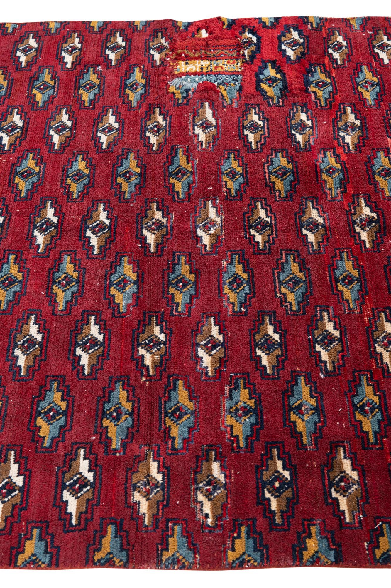 4' 7 x 6' Hand Knotted Ultra Vintage Persian Wool Rug
