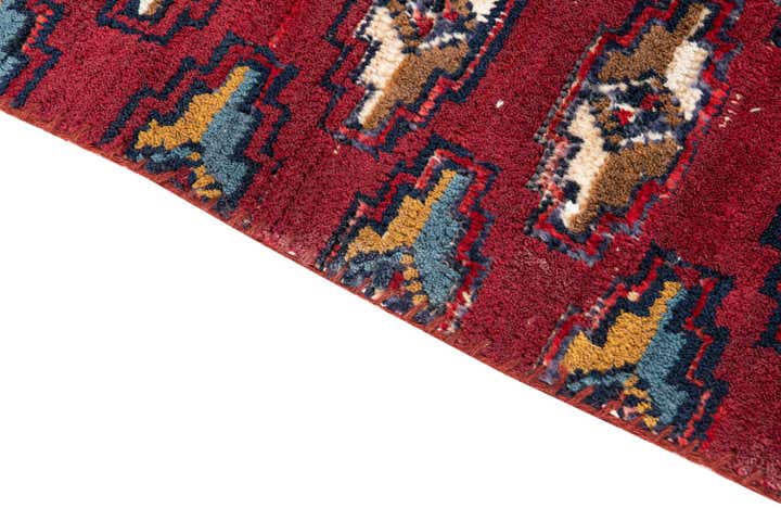 4' 7 x 6' Hand Knotted Ultra Vintage Persian Wool Rug