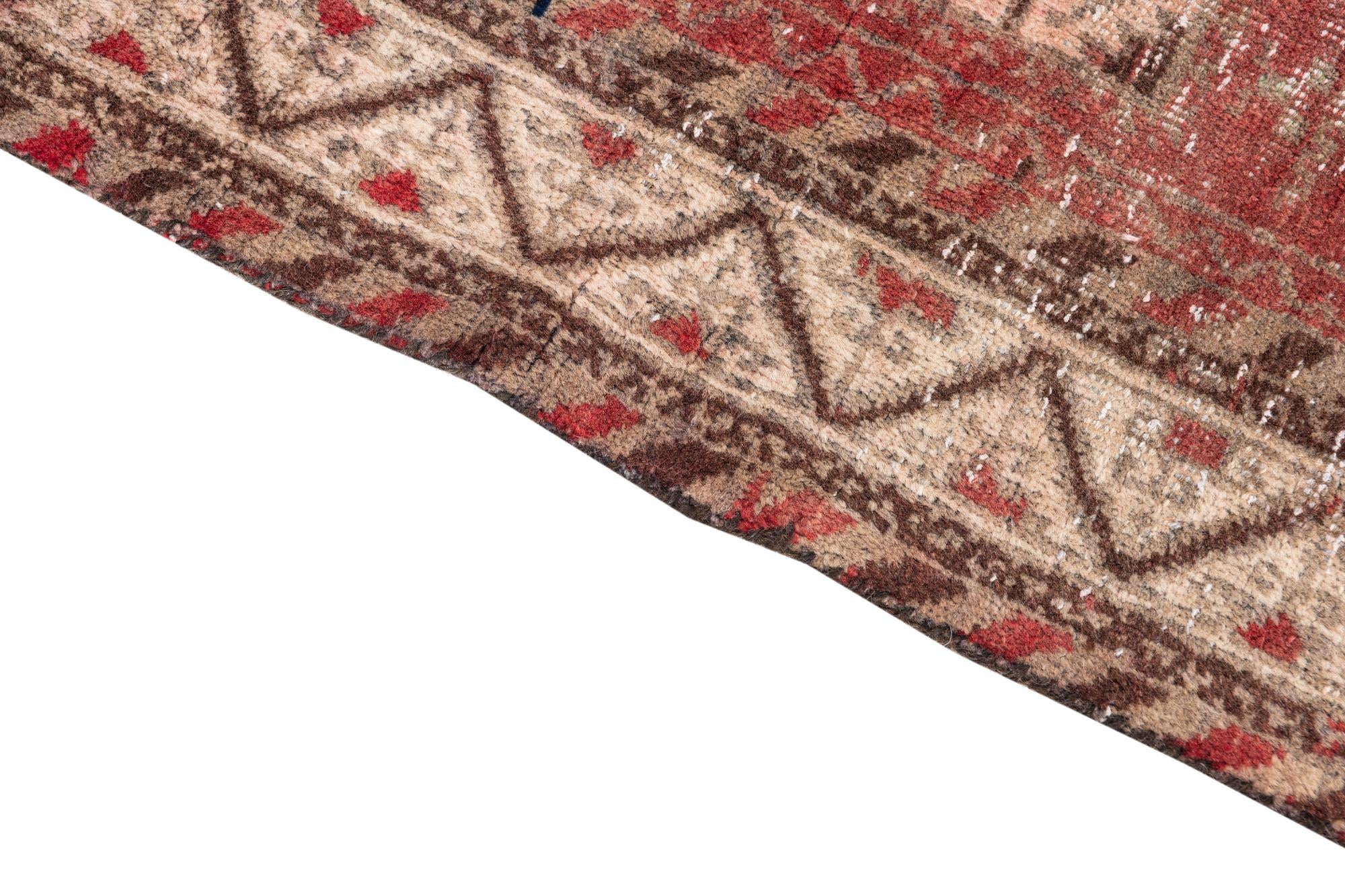 2' 9 x 4' 5 Hand Knotted Ultra Vintage Persian Wool Rug