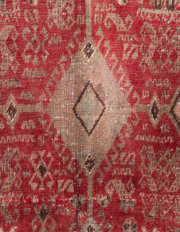 Detail image of 2' 9 x 4' 5  Hand Knotted Ultra Vintage Persian Wool Rug