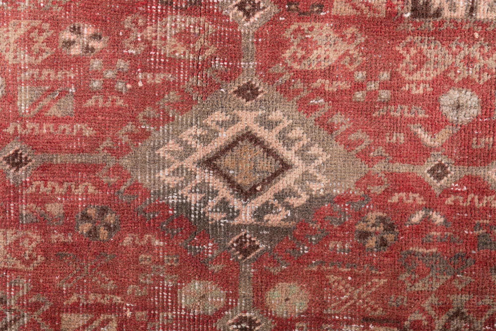 2' 9 x 4' 5 Hand Knotted Ultra Vintage Persian Wool Rug