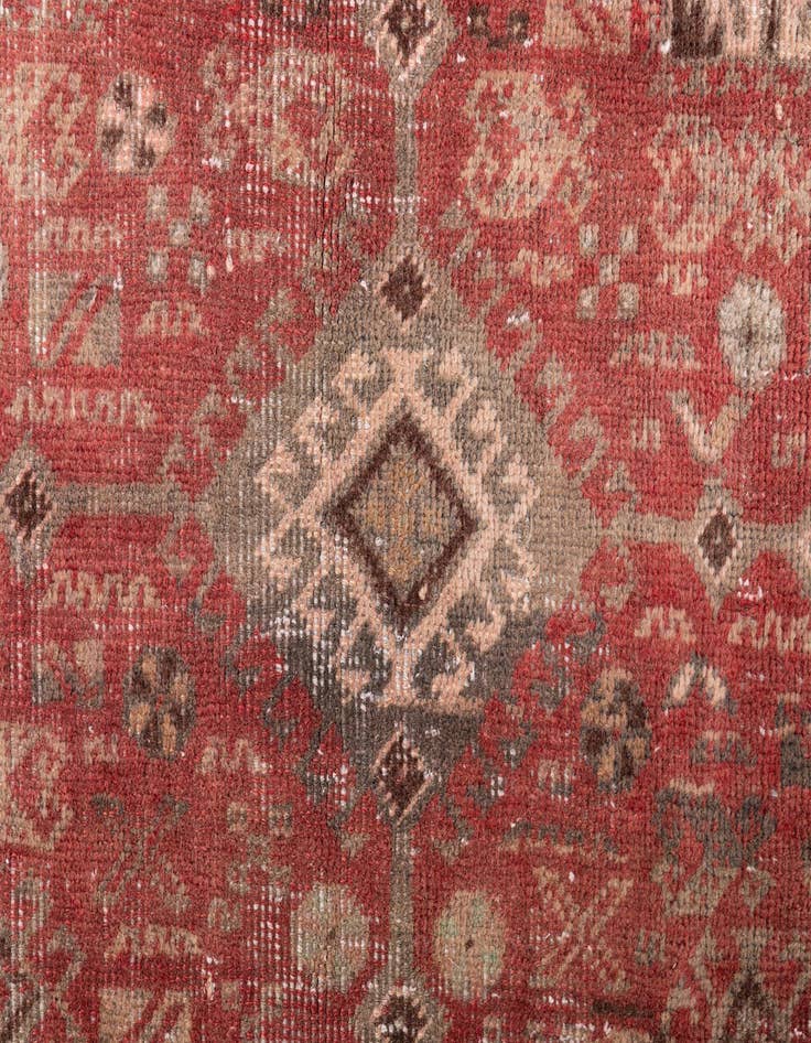 Detail image of 2' 9 x 4' 5  Hand Knotted Ultra Vintage Persian Wool Rug