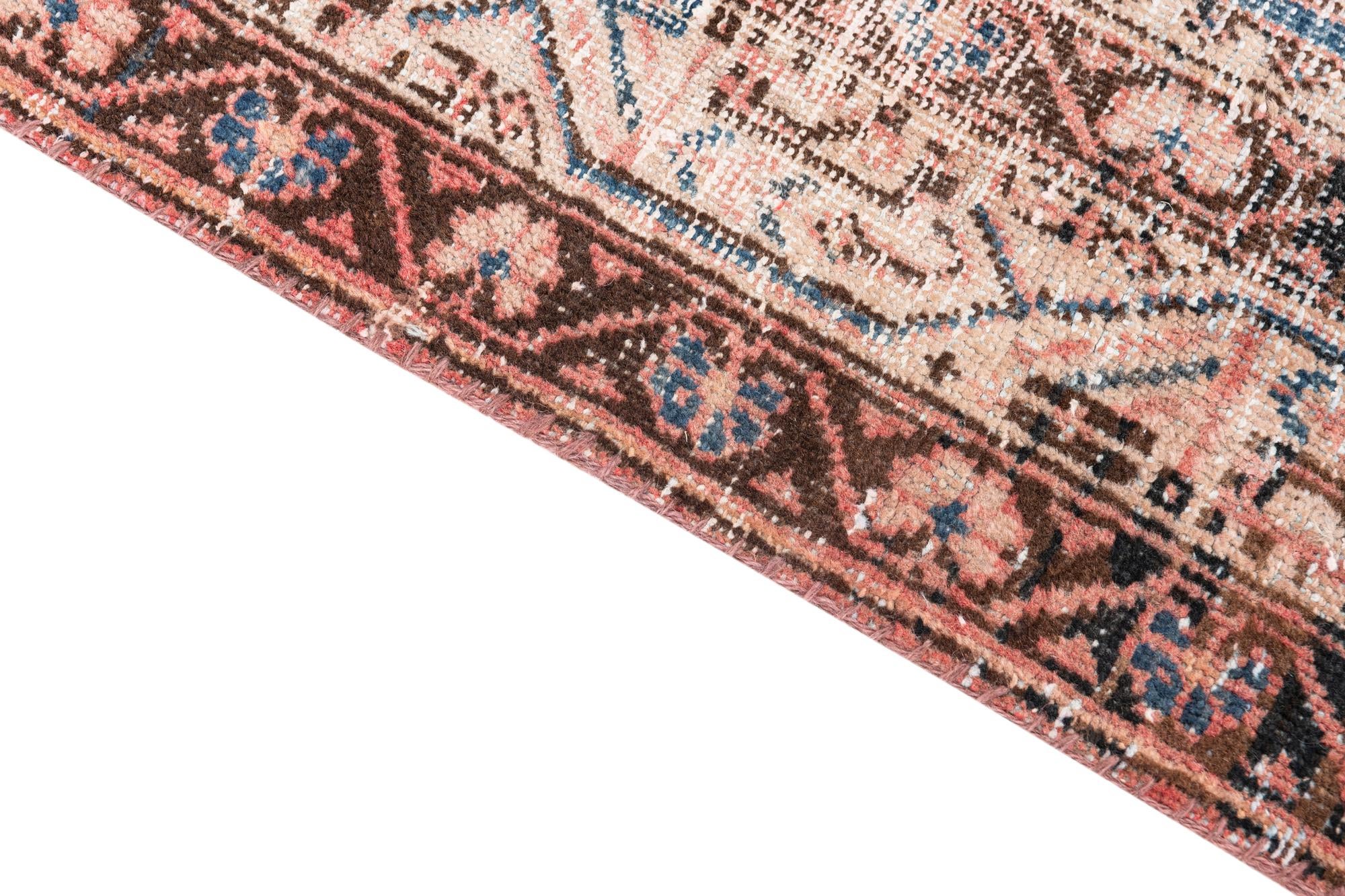 4' 2 x 6' Hand Knotted Ultra Vintage Persian Wool Rug