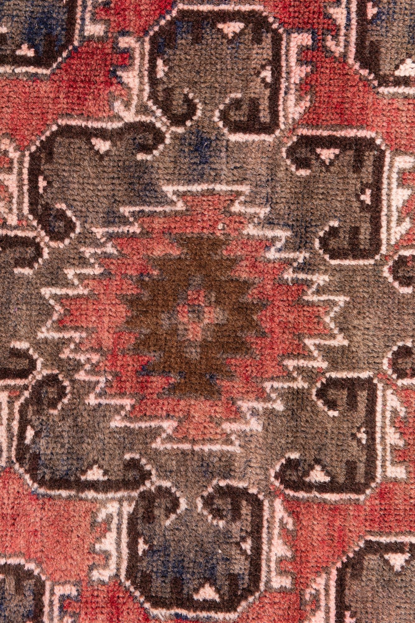 3' 6 x 6' 9 Hand Knotted Ultra Vintage Persian Wool Rug