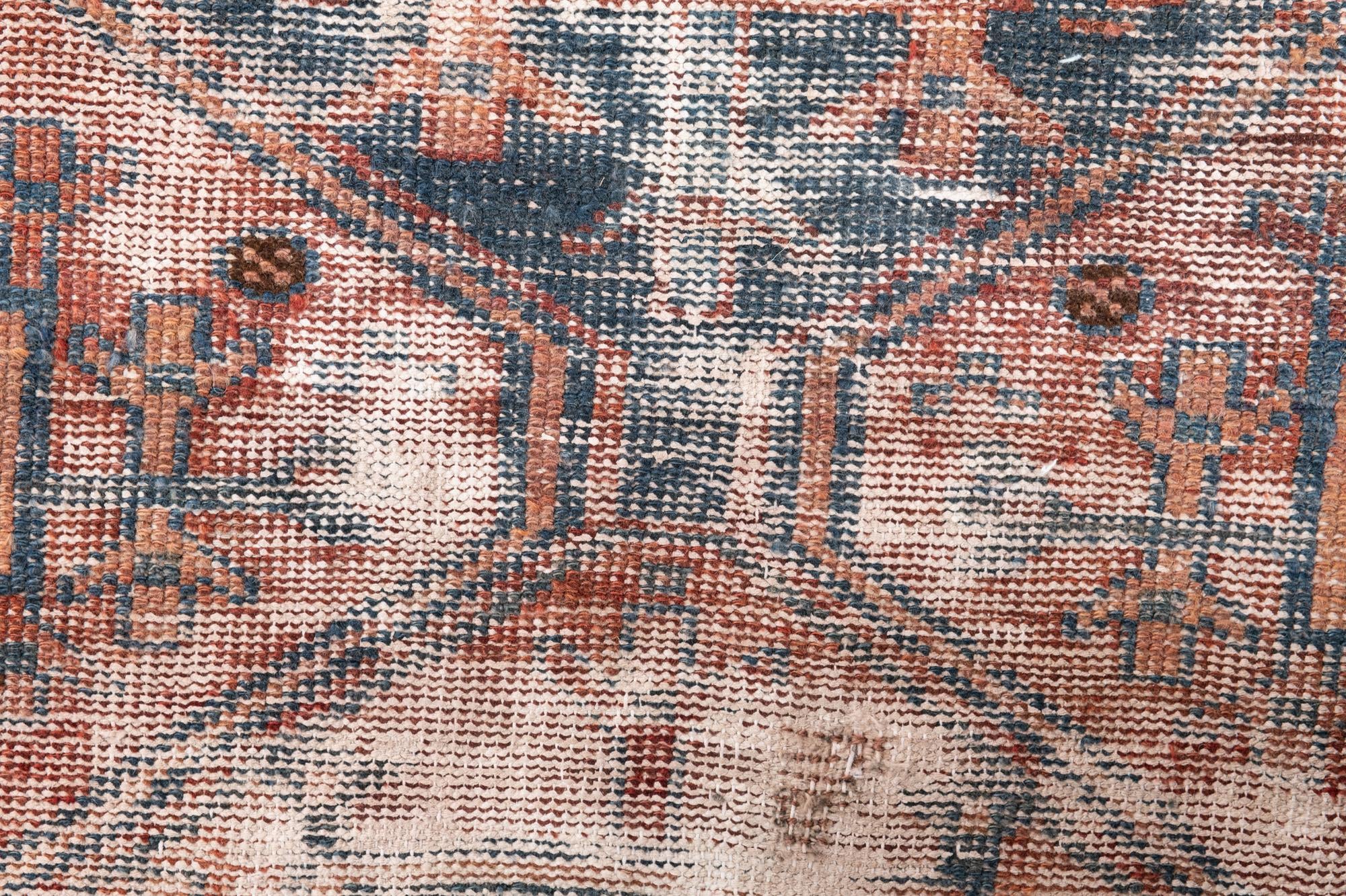 3' 9 x 6' Hand Knotted Ultra Vintage Persian Wool Rug