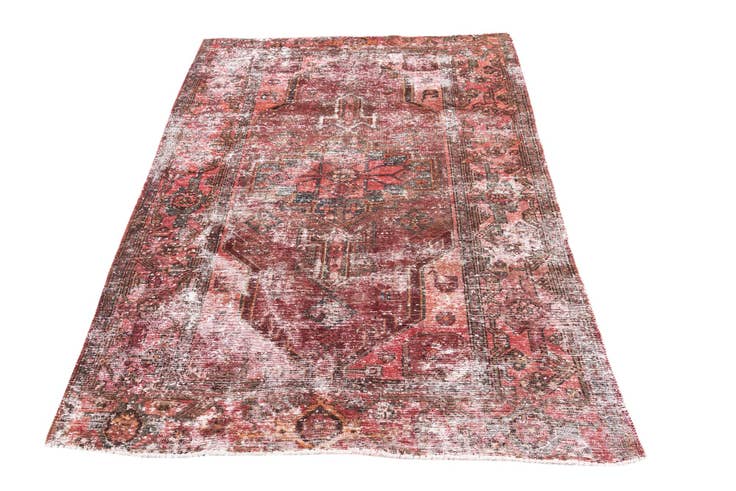 Detail image of 4' 4 x 6' 1 Hand Knotted Ultra Vintage Persian Wool Rug