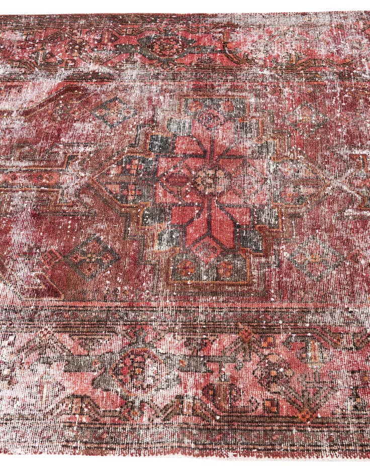 Detail image of 4' 4 x 6' 1  Hand Knotted Ultra Vintage Persian Wool Rug