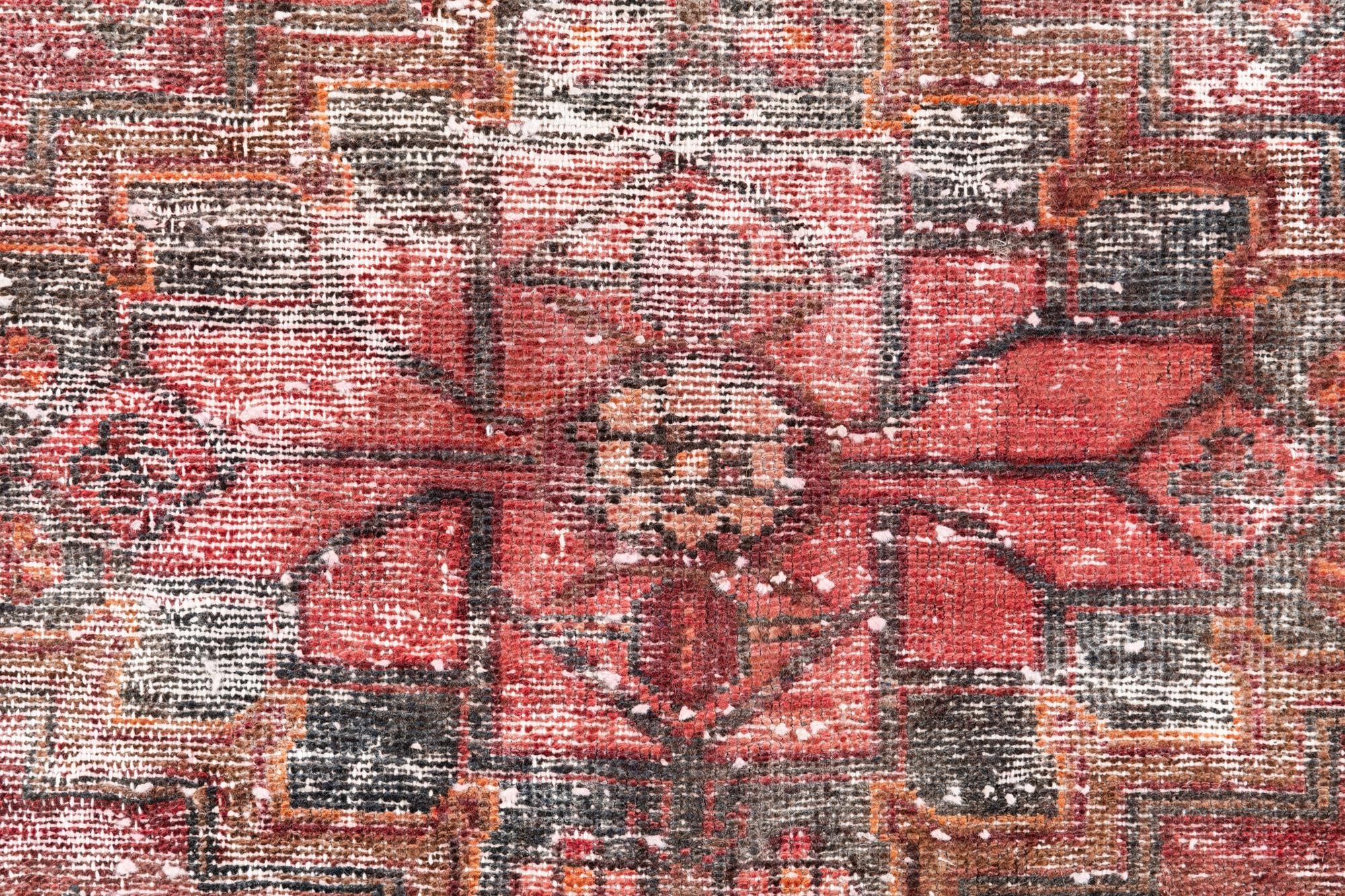 4' 4 x 6' 1 Hand Knotted Ultra Vintage Persian Wool Rug