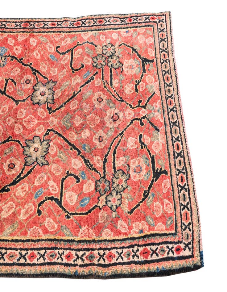 Detail image of 3' 5 x 6' 3  Hand Knotted Ultra Vintage Persian Wool Rug