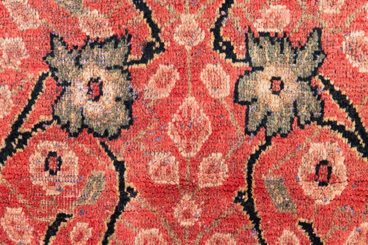Detail image of 3' 5 x 6' 3 Hand Knotted Ultra Vintage Persian Wool Rug