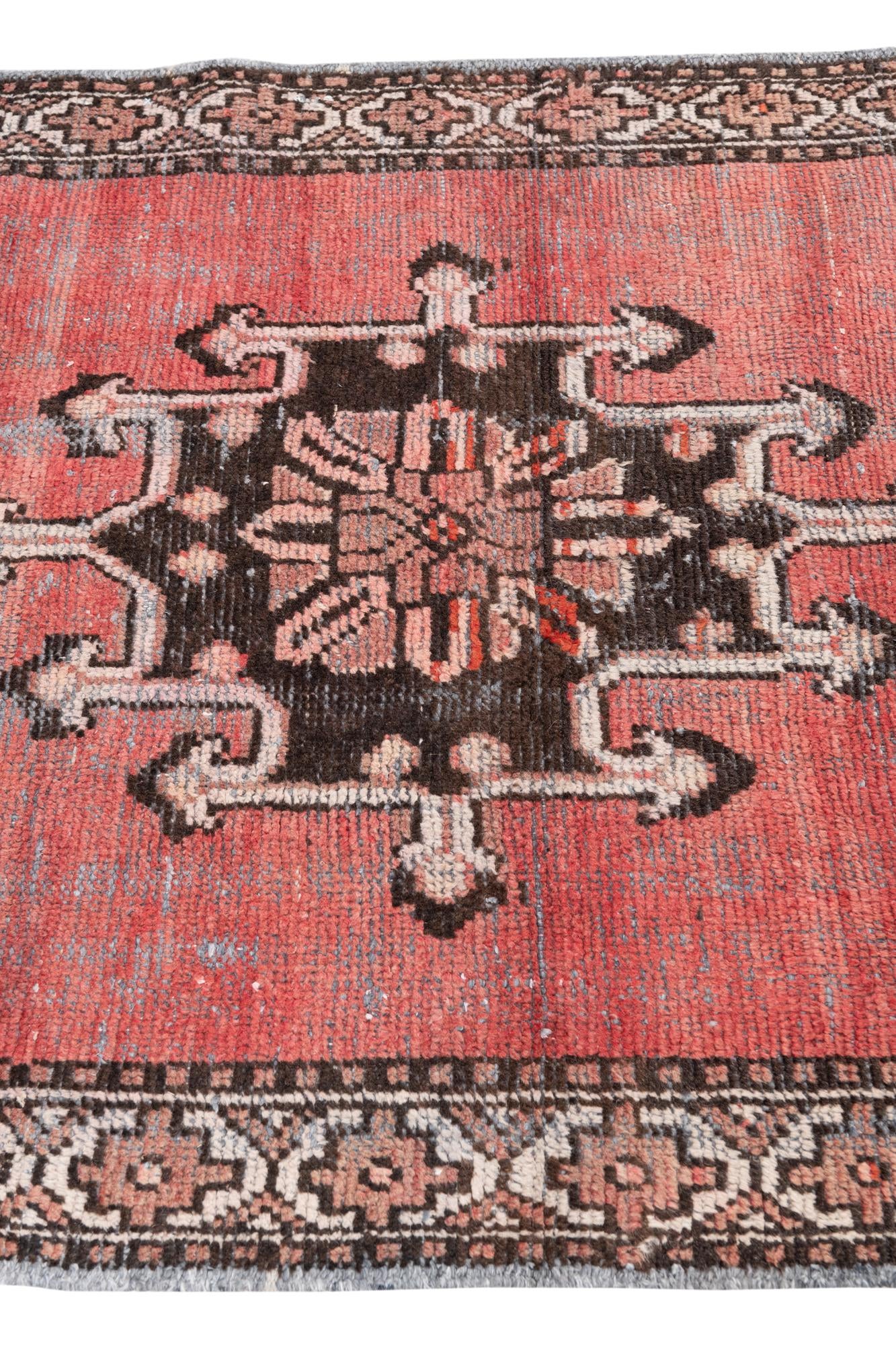 3' 9 x 6' 5 Hand Knotted Ultra Vintage Persian Wool Rug