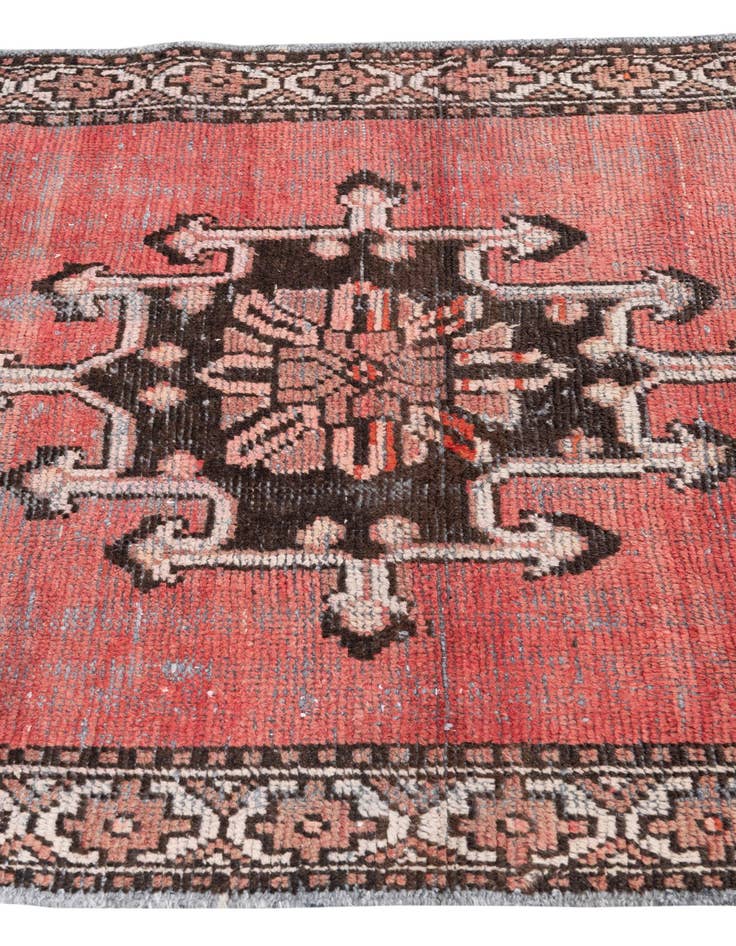 Detail image of 3' 9 x 6' 5  Hand Knotted Ultra Vintage Persian Wool Rug