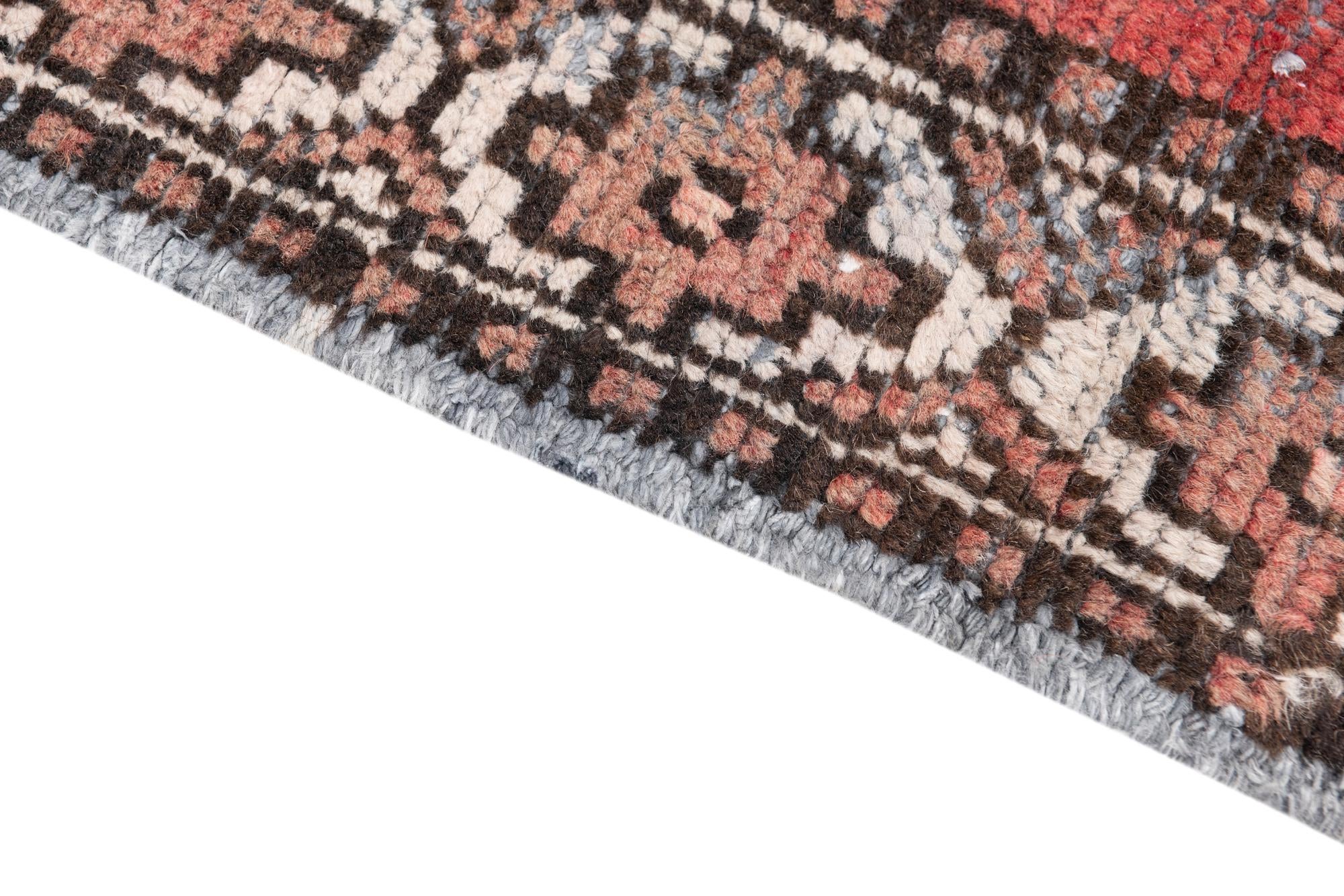 3' 9 x 6' 5 Hand Knotted Ultra Vintage Persian Wool Rug