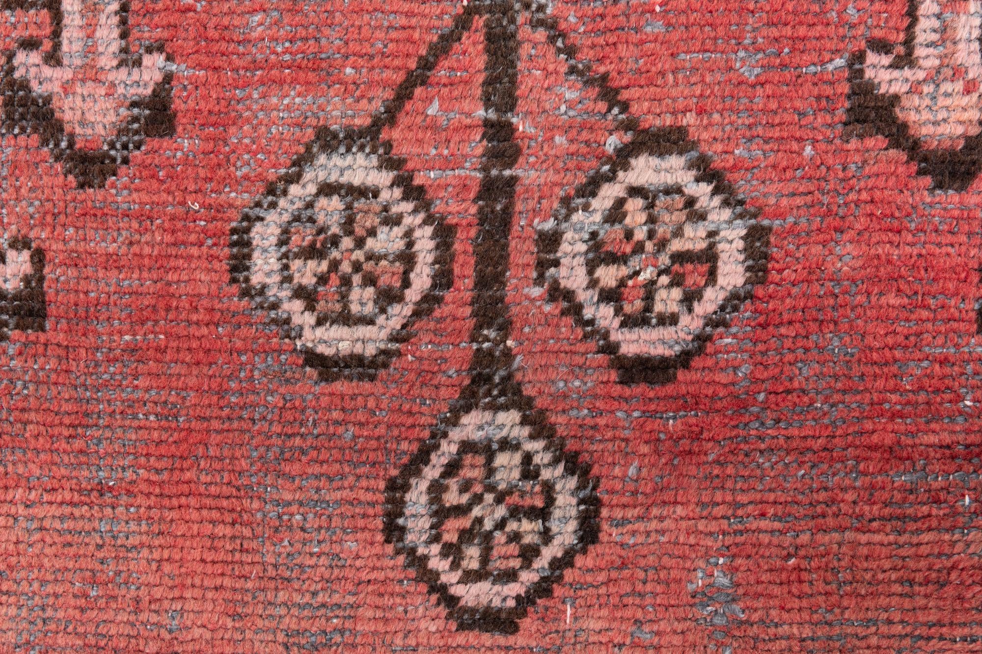 3' 9 x 6' 5 Hand Knotted Ultra Vintage Persian Wool Rug