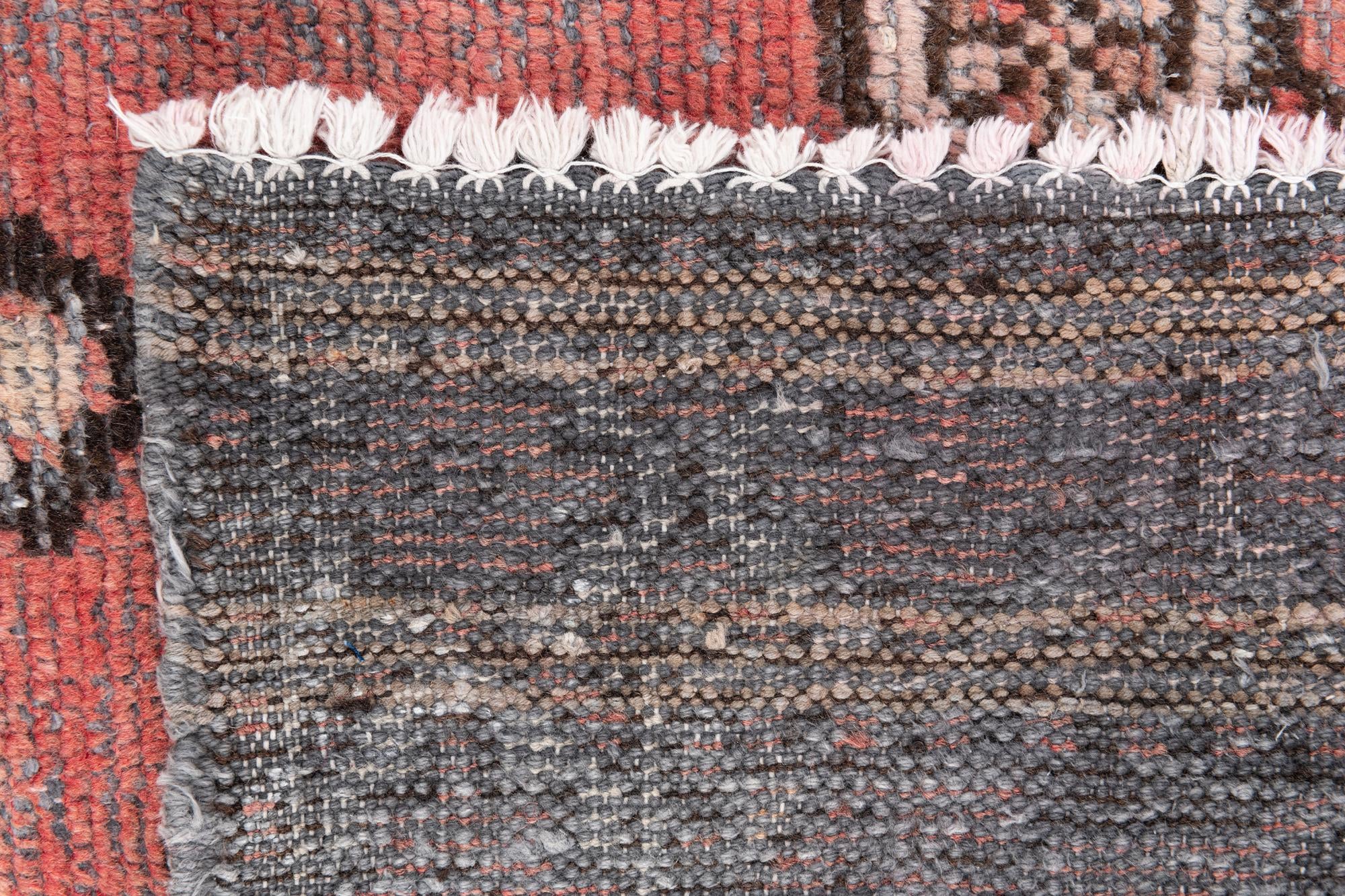 3' 9 x 6' 5 Hand Knotted Ultra Vintage Persian Wool Rug