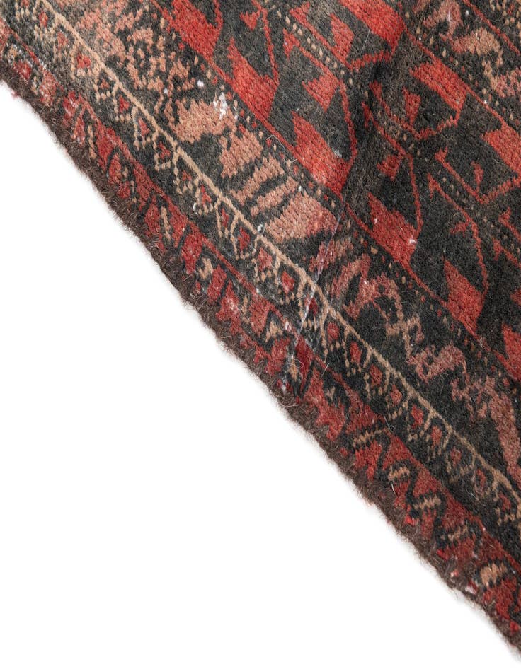 Detail image of 3' x 5' 7  Hand Knotted Ultra Vintage Persian Wool Rug