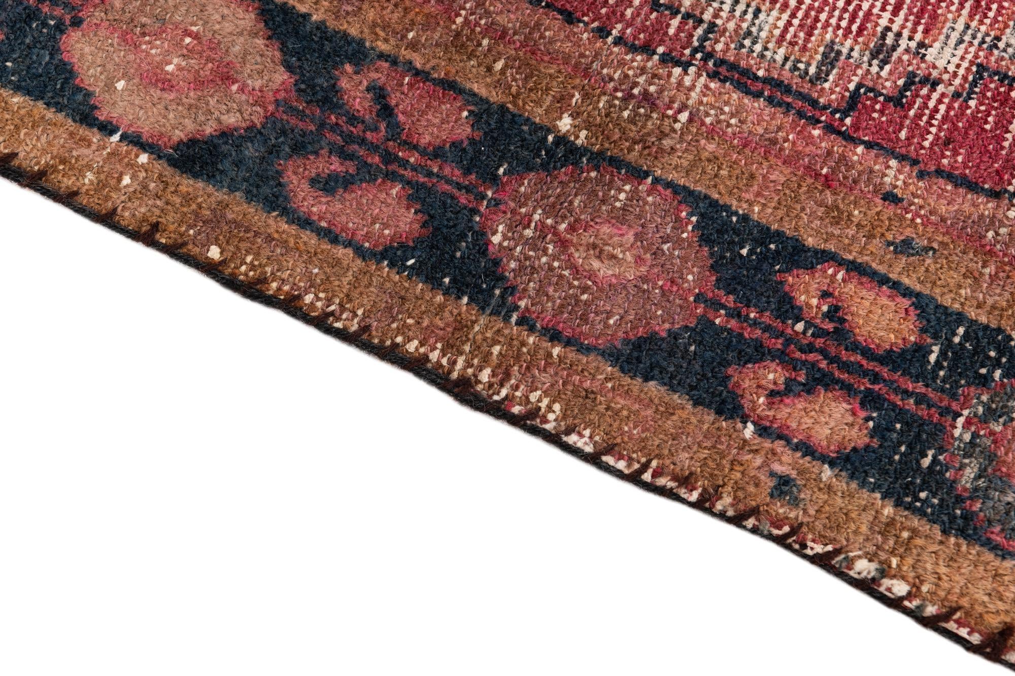 4' x 6' 10 Hand Knotted Ultra Vintage Persian Wool Rug
