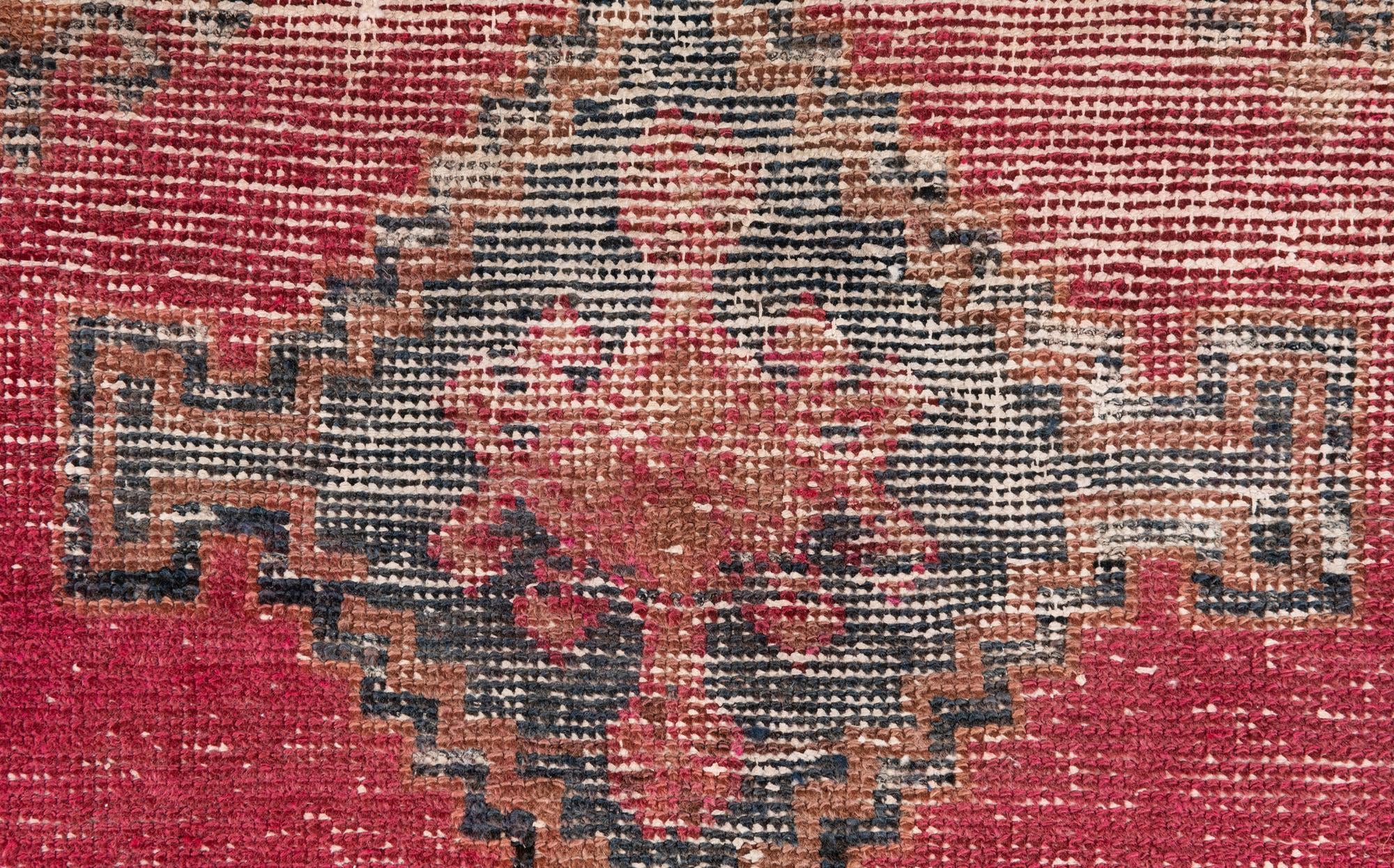 4' x 6' 10 Hand Knotted Ultra Vintage Persian Wool Rug