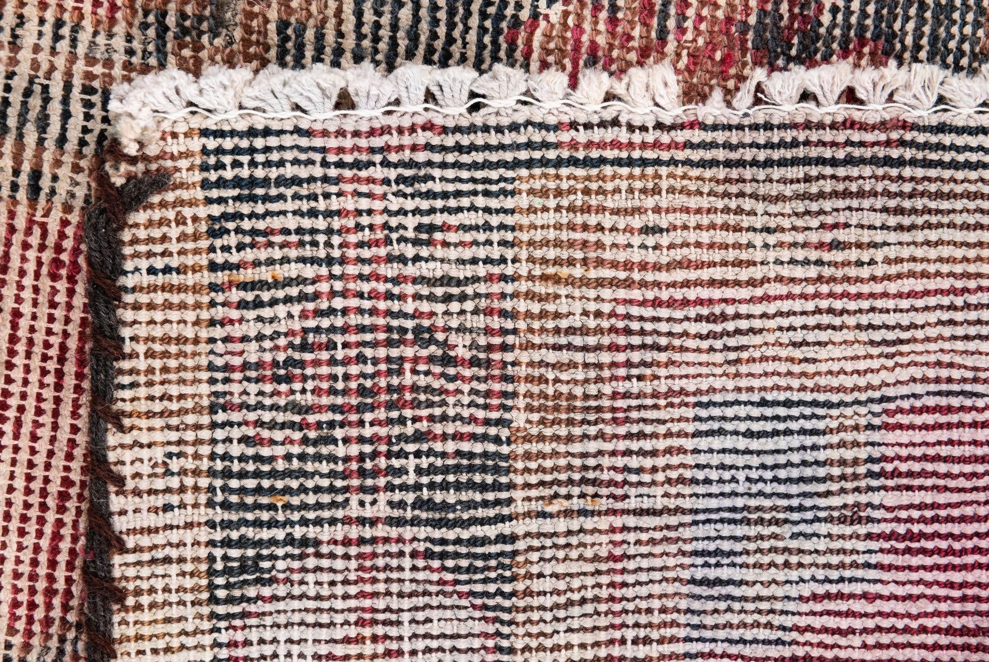 4' x 6' 10 Hand Knotted Ultra Vintage Persian Wool Rug