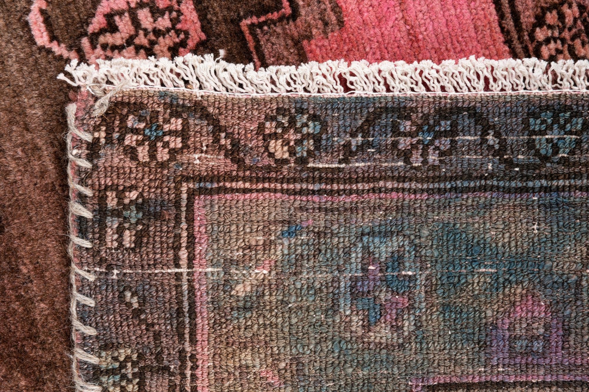 5' 2 x 7' 4 Hand Knotted Ultra Vintage Persian Wool Rug