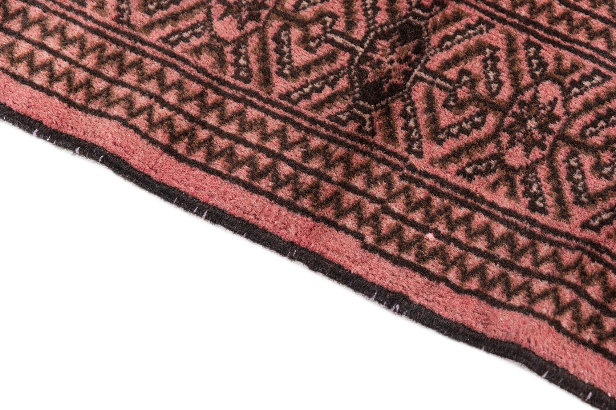 3' 5 x 4' 9 Hand Knotted Ultra Vintage Persian Wool Rug