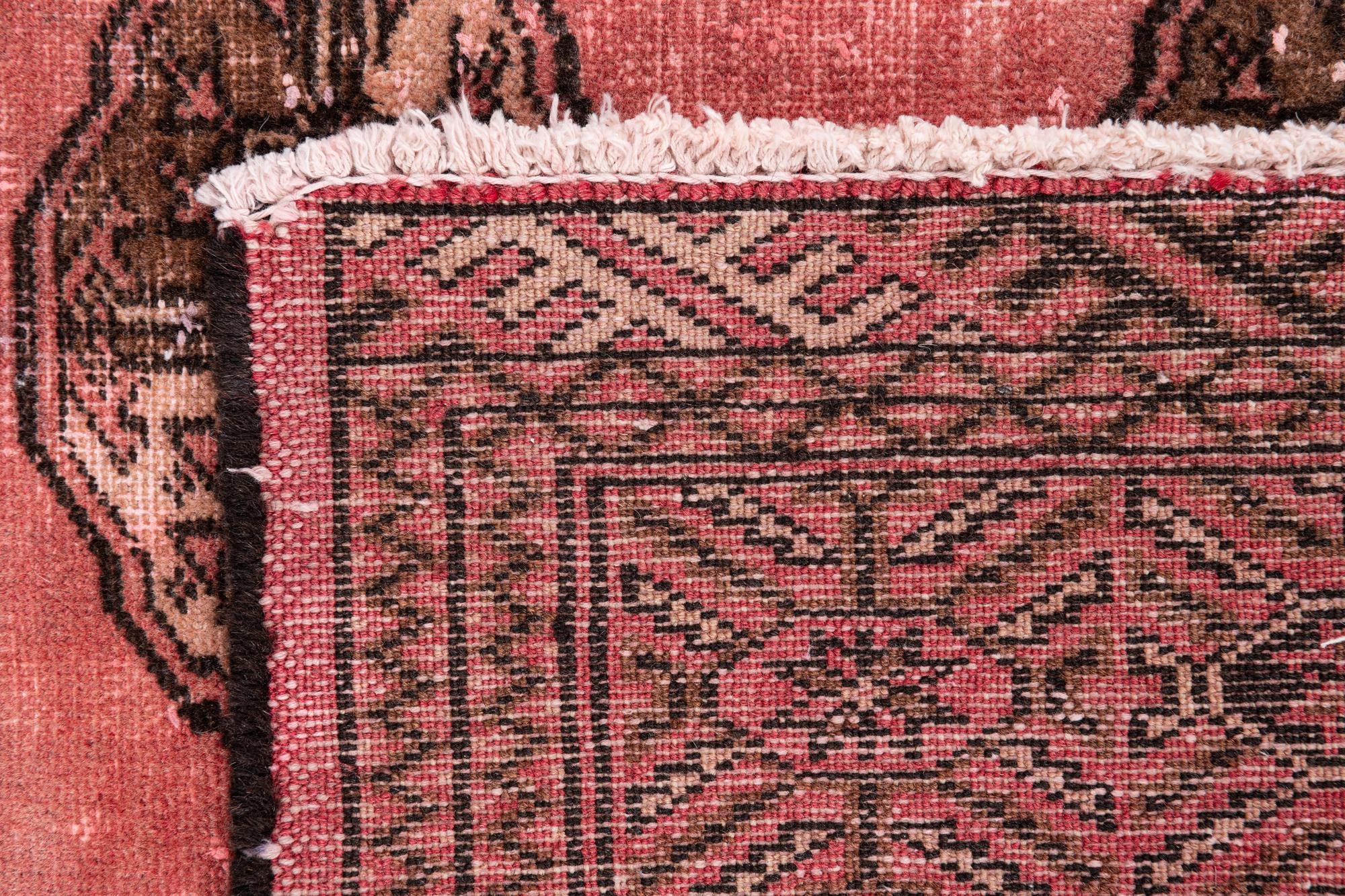 3' 5 x 4' 9 Hand Knotted Ultra Vintage Persian Wool Rug