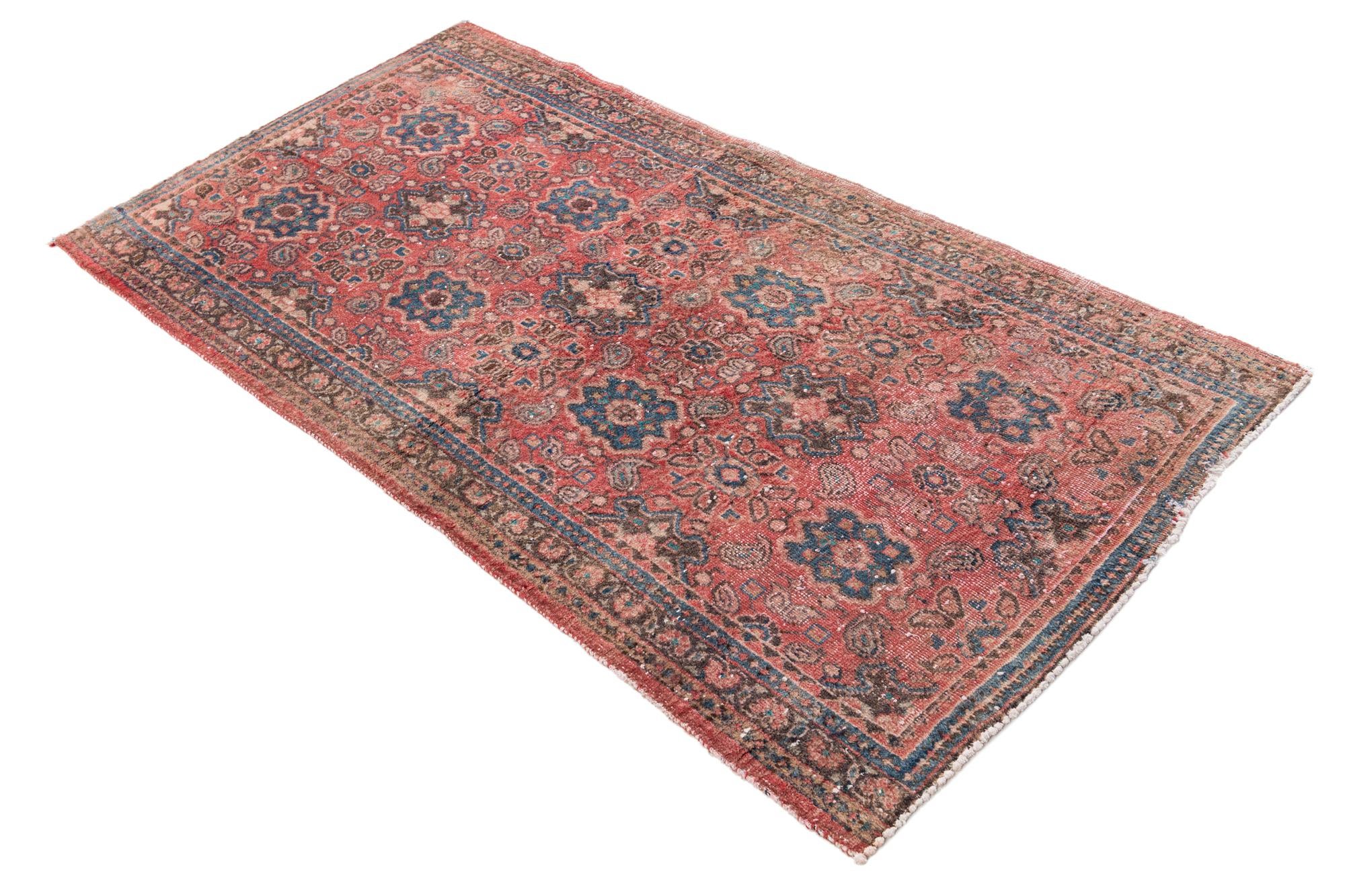 2' 10 x 5' 5 Hand Knotted Ultra Vintage Persian Wool Rug