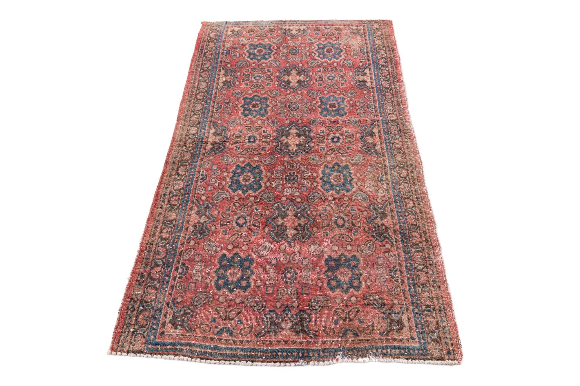 2' 10 x 5' 5 Hand Knotted Ultra Vintage Persian Wool Rug